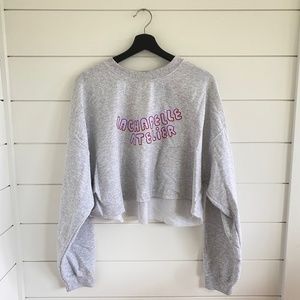 Lachapelle Atelier // Croped crew neck // Hoodie
